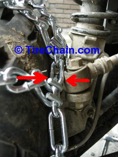 Tire Chains Steering Knuckle