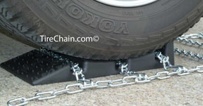 Tire Chains Ramp