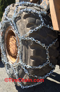 diamond tire chains for loaders