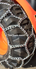 tractor tire chains diamond not studded