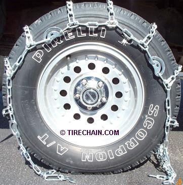 snow chains how to