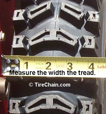 Tire Chains Width
